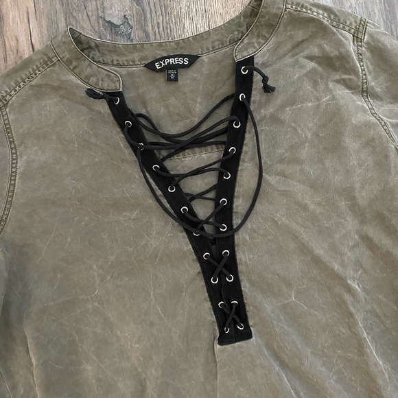 Vintage Y2K Express long sleeve - Picture 2 of 3